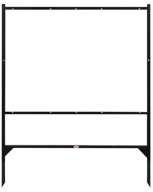 Real Estate Angle Iron Sign Frame, 30h x 42w - Black