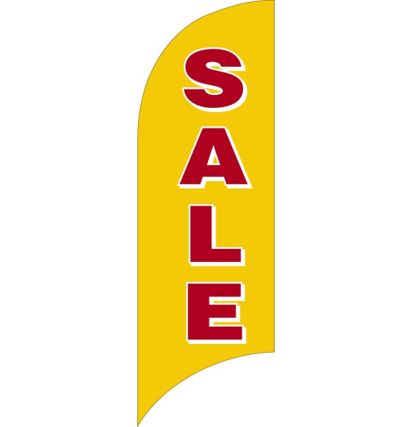 retail sale feather flag only, 7-foot