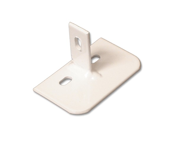 Real Estate Sign Hardware White Yard Box Bracket for Arc Sign Frame