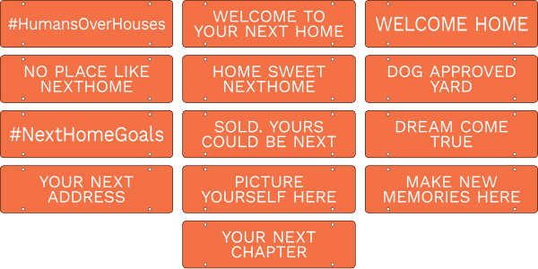 Novelty Sign Rider, 6h x 22w, 3mm Aluminum Composite