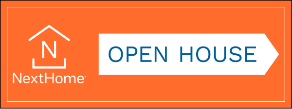 Directional Open House Sign Panel, 9h x 24w, 4mm corrugated plastic