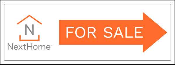 Directional For Sale Sign Panel, Corrugated 4mm, 9h x 24w