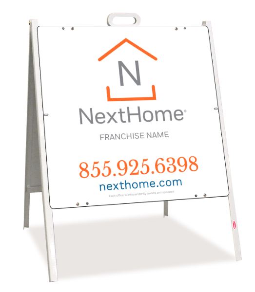 A-Frame and Sign Panel Unit, 24h x 24w, PVC