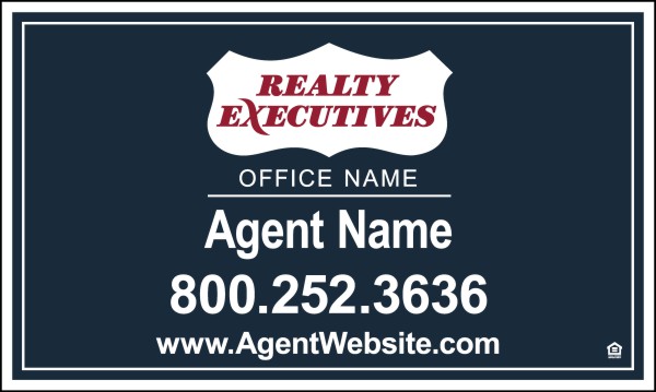 Real Estate Elite Sign Panel, 10mm Corrugated Plastic 18h x 30w