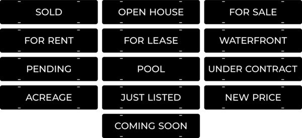 Message Sign Riders, 6h x 24w, 3MM Aluminum Composite