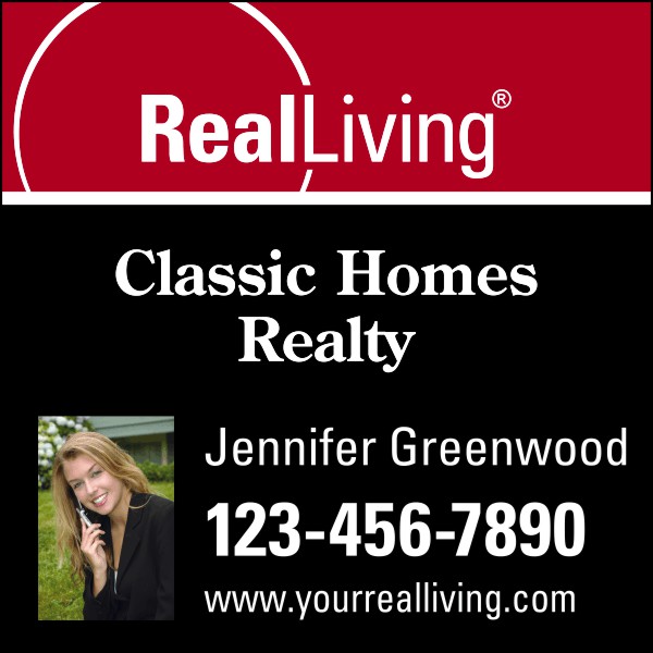 enhanced logo photo sign panel, 24 GA steel 24h x 24w