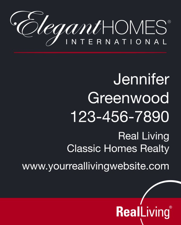 elegant homes hanging Sign Panel, 24 GA Steel 30h x 24w