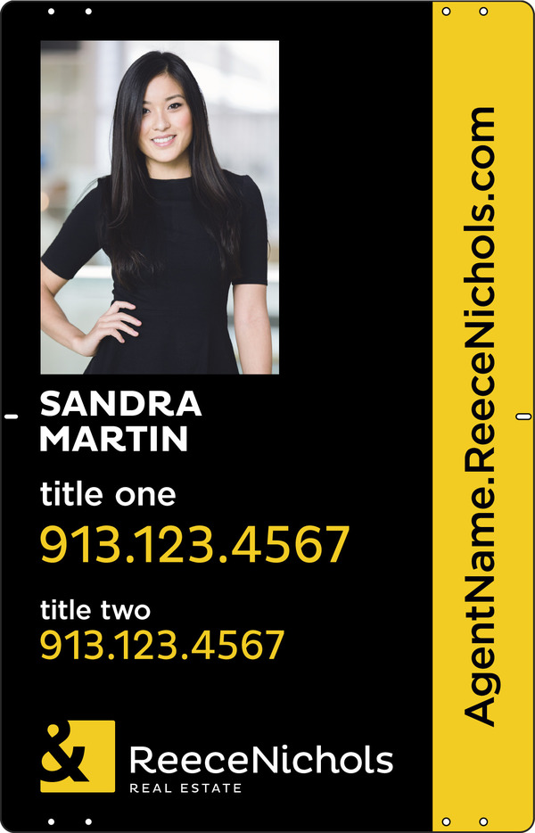 Photo Sign Panel, 28h x 18w, Steel