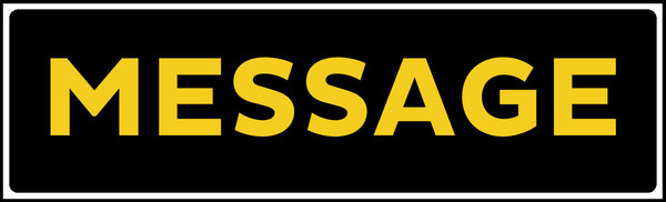 custom sign rider,.090 polyethylene 5.5h x 18w