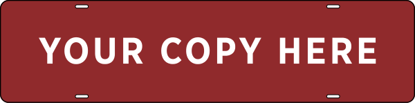 Custom Sign Riders, 6h x 24w, Steel