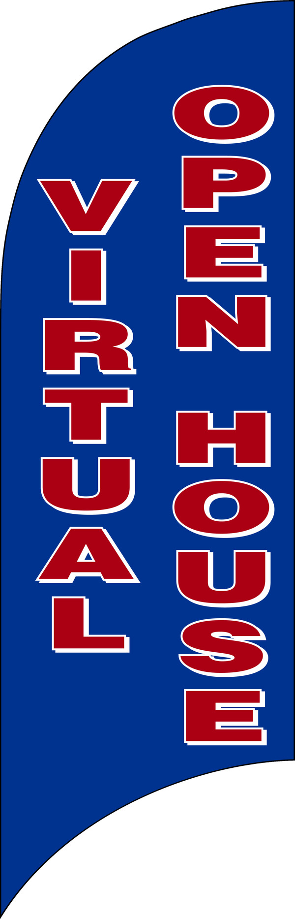 Virtual Open House Feather Flag only, 7-foot