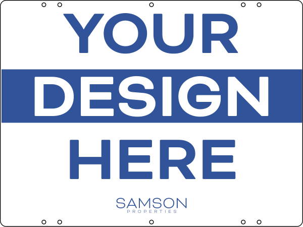 Your Design Here Sign Panel, 18h x 24w, 24 gauge steel