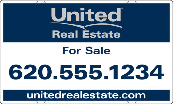 Office For Sale Sign Panel, 18h x 30w, Steel